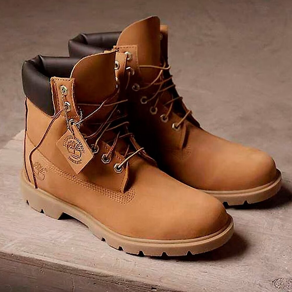 Timberland Classic 6 Inch Waterproof Boot Wheat Nubuck size 8.5 Men's NWT